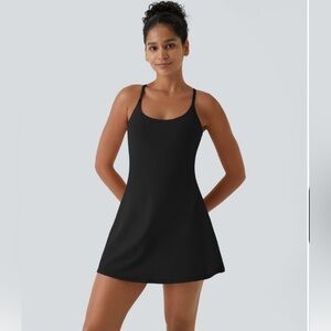 Halara Athletic Plush Backless Active Dress-Easy Peezy Edition